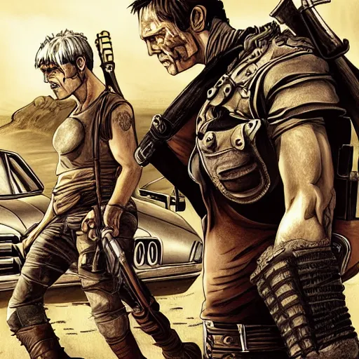 Image similar to mad max, by a 1 pictures