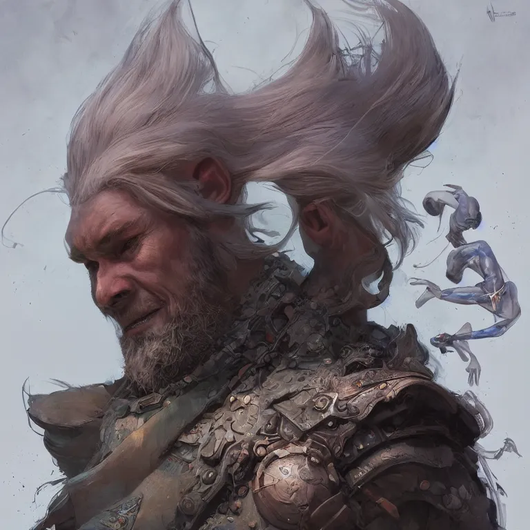 Image similar to Portrait of a gnome Supermodel, marvel comics, dark, intricate, highly detailed, smooth, artstation, digital illustration by Ruan Jia and Mandy Jurgens and Artgerm and Wayne Barlowe and Greg Rutkowski and Zdislav Beksinski