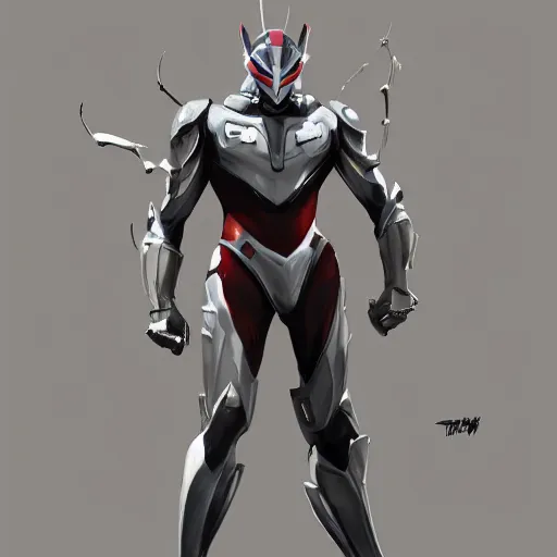 Image similar to greg manchess portrait painting of armored spiderman ultraman grey fox from metal gear cyborg gay japanese - american hybrid as overwatch character, medium shot, asymmetrical, profile picture, organic painting, sunny day, matte painting, bold shapes, hard edges, street art, trending on artstation, by huang guangjian and ail elvgren and sachin teng