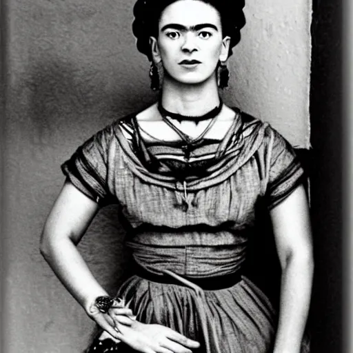 Image similar to beautiful Frida Kahlo