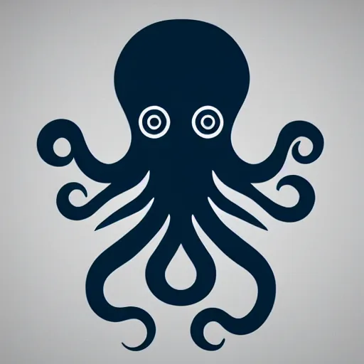 Image similar to cyborg octopus but minimalistic corporative art, trending on artstation, minimalism