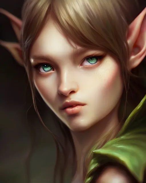 Image similar to character concept art of a forest elf, key visual, realistic shaded perfect face, fine details by stanley artgerm lau, wlop, rossdraws, james jean, andrei riabovitchev, marc simonetti, and sakimichan, trending on artstation