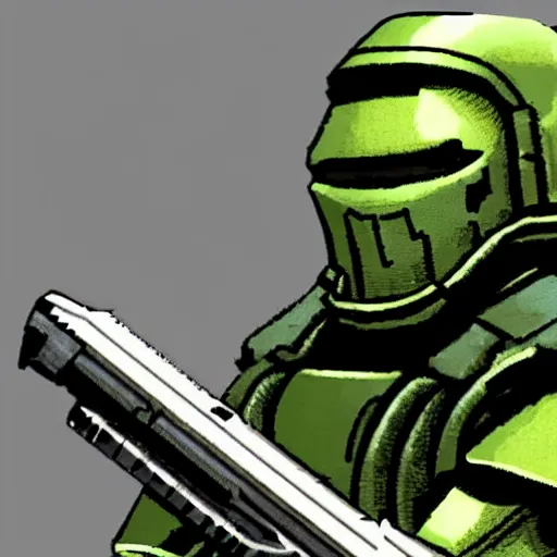 Prompt: DoomGuy