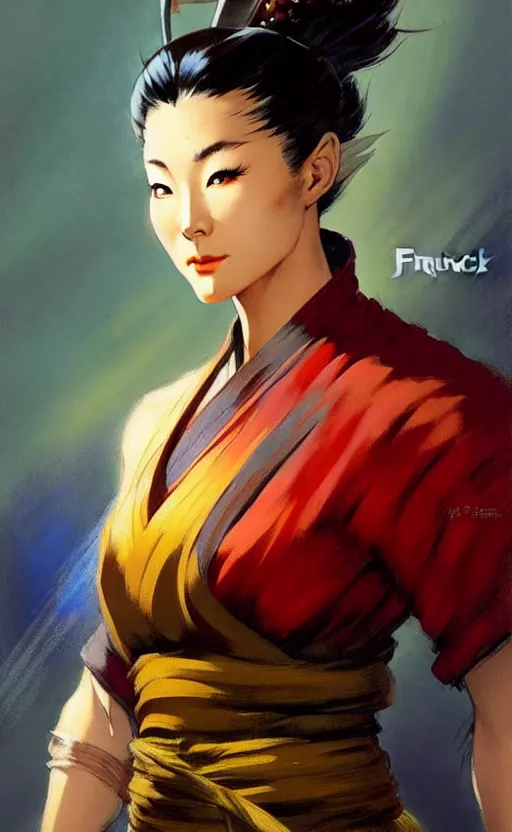 Prompt: magic : the gathering fantasy character concept art by frank frazetta and marco bucci, high resolution. a clear portrait of a stunning female south korean chef, wearing a hanbok apron, radiating powerful culinary energy, fantasy coloring, intricate, digital painting, artstation, smooth, sharp focus