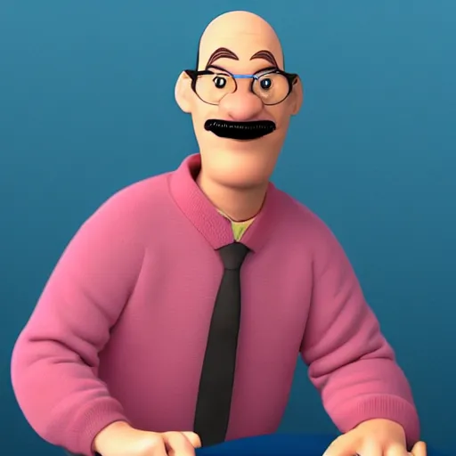Tobias Funke From Arrested Development As A Pixar Stable Diffusion