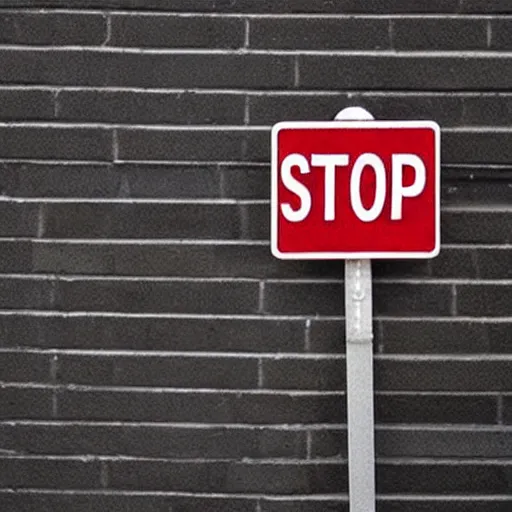 Image similar to “ a really weird stop sign ”