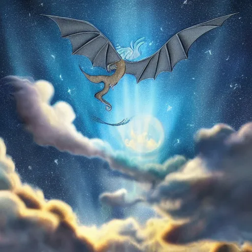 night fury dragon flying