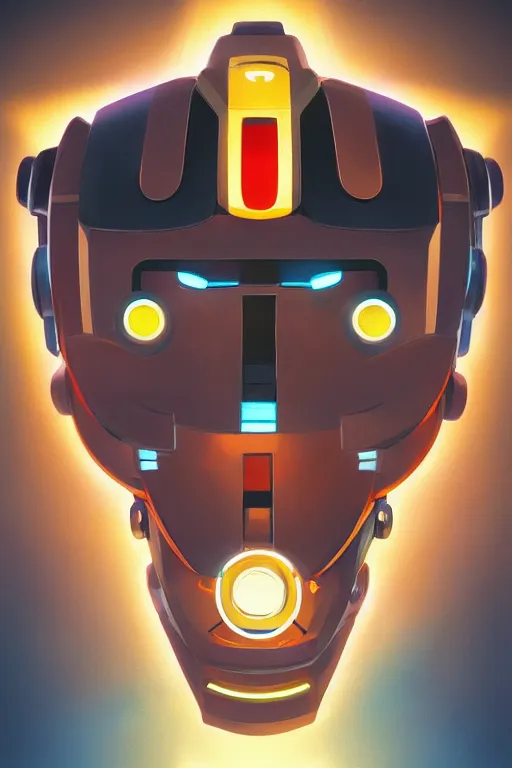 Image similar to metabots medabots medarotto medarot robot minimalist comics helmet mask neon cybereye, behance hd by jesper ejsing, by rhads, makoto shinkai and lois van baarle, ilya kuvshinov, rossdraws global illumination ray tracing hdr radiating a glowing aura