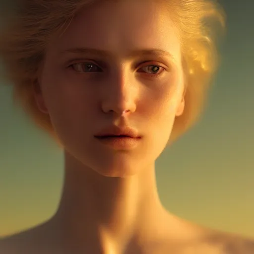 Image similar to photographic portrait of a stunningly beautiful transparent female in soft dreamy light at sunset, contemporary fashion shoot, by edward robert hughes, annie leibovitz and steve mccurry, david lazar, jimmy nelsson, breathtaking, 8 k resolution, extremely detailed, beautiful, establishing shot, artistic, hyperrealistic, beautiful face, octane render