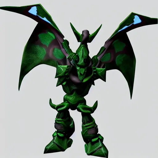 Prompt: cyber dragon stylized stl fantasy miniature, 3 d render, activision blizzard style, hearthstone style