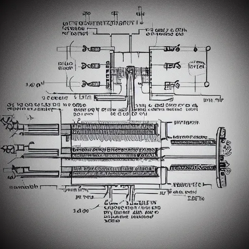 Image similar to what is thinking, detailed schematic