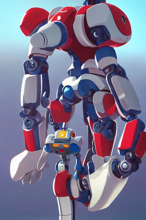 Image similar to metabots medabots medarotto medarot robot minimalist comics, behance hd by jesper ejsing, by rhads, makoto shinkai and lois van baarle, ilya kuvshinov, rossdraws global illumination ray tracing hdr radiating a glowing aura