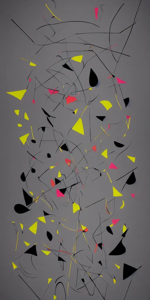 Image similar to Gertrude Abercrombie, minimalistic graffiti masterpiece, minimalism, 3d abstract render overlayed, black background, psychedelic therapy, artwork by joan miro, trending on ArtStation, ink splatters, pen lines, incredible detail, creative, positive energy, happy, unique, negative space, face, artgerm