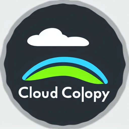 Image similar to happy cloud app logo, digital art, award winning