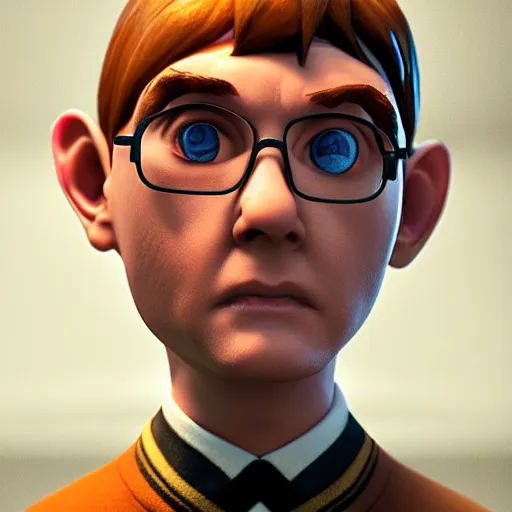 Image similar to doby, harry potter, clash royal style characters, unreal engine 5, octane render, detailed, cinematografic, cinema 4 d