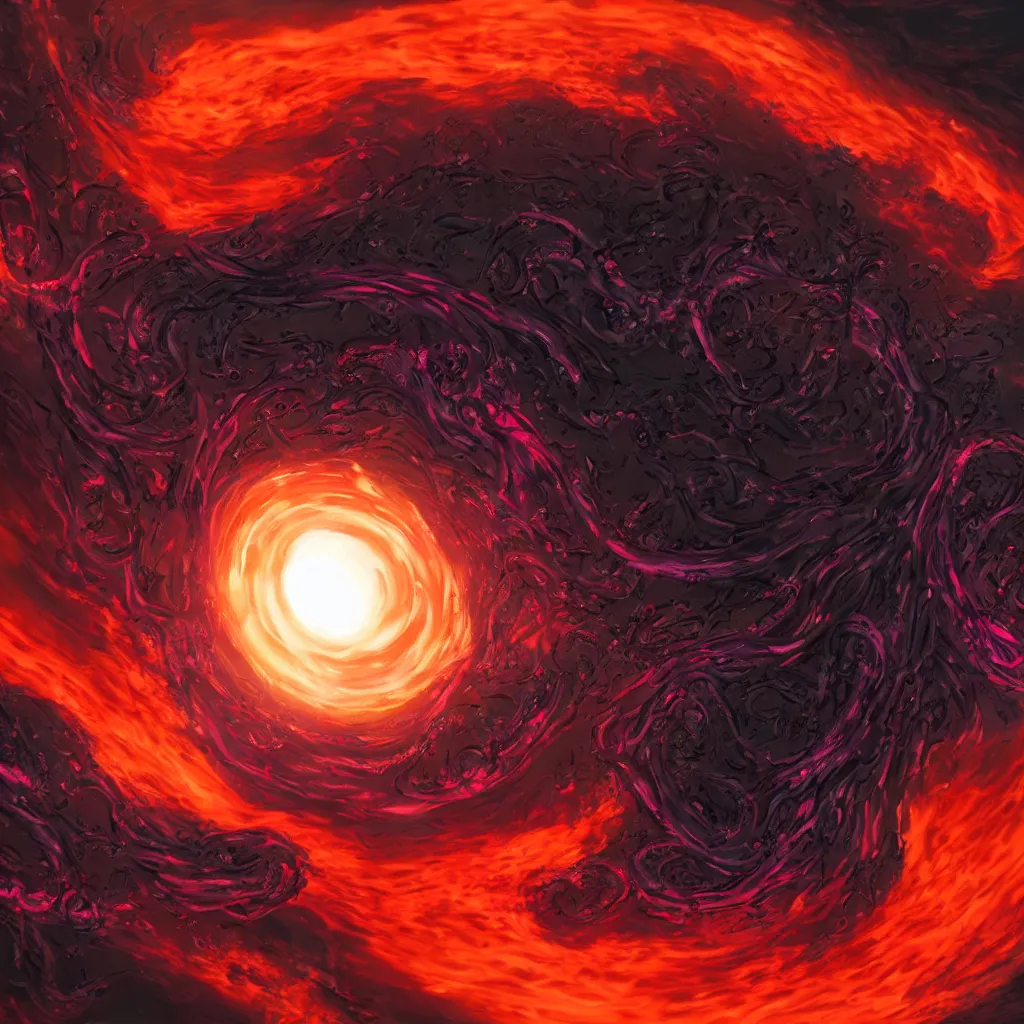 Prompt: formless void tentacles from an unseen source devouring the sun and sucking out the plasma, trending on artstation, rich deep colors, 4 k, 8 k,