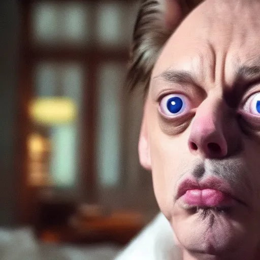 Prompt: a still of a cat as steve buscemi, highly detailed movie still, 4 k, marvel cinematic