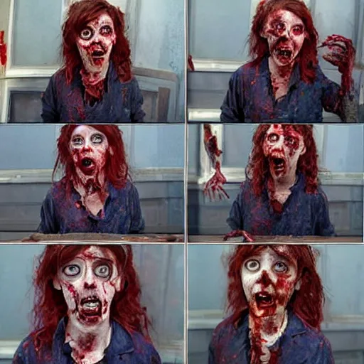 Prompt: zombie Hermione