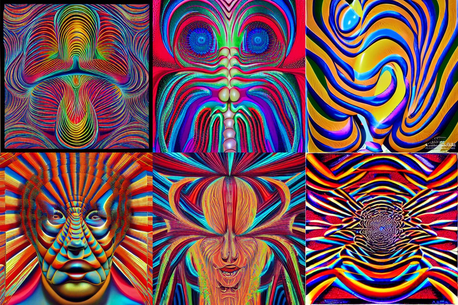 Prompt: Opart, Sculpture, by james jean, by david lachapelle, by alex grey
