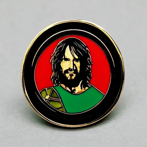 Image similar to aragorn enamel pin