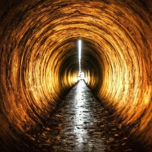 Prompt: sometimes life is like this dark tunnel. you can't always see the light at the end of the tunnel, but if you just keep moving... you will come to a better place.