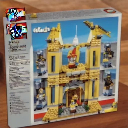 Image similar to lego god in heaven set,