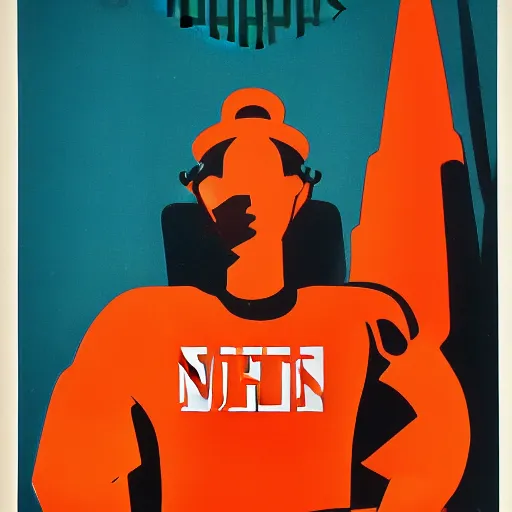 Prompt: soviet propaganda poster about NFTs