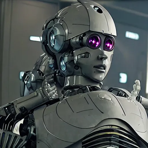 Image similar to lost in space robot, biomechanical advanced modern vfx, 2 0 2 1 release, screenshot, still