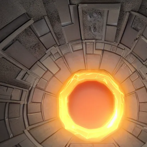 Image similar to 8 k hd detailed octane render of a portal to another dimension