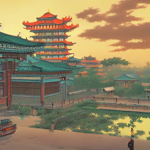 Prompt: i was born in tangshan city, hebei province in 1 9 7 8. high detailed, by makoto shinkai