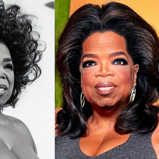 Prompt: transformation of oprah into alien xenomorph, hideous, disturbing, slime