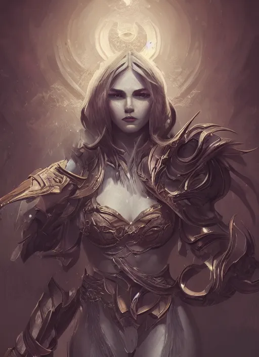 Image similar to a highly detailed illustration of god, intricate, elegant, highly detailed, centered, digital painting, artstation, concept art, smooth, sharp focus, league of legends concept art, wlop