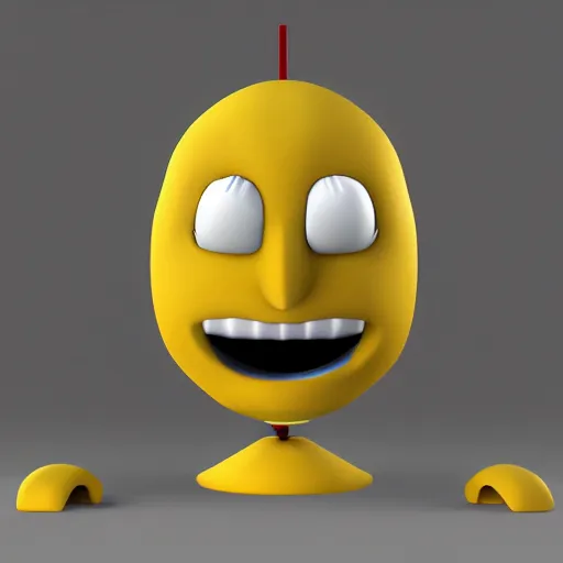 Prompt: 3 d model of korosensei