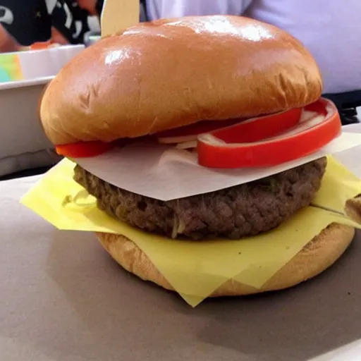 Prompt: tastiest hamburger you've ever seen