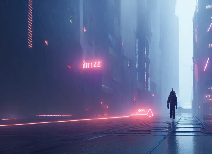 Image similar to blade runner 2 0 4 9 city architecture, spacex starship rocket launch, xenomorph colony, environmental lighting, stromy weather, ray tracing, people walking in street, amazing view, futuristic, highly detailed, editorial, dslr, 2 4 mm, octane render, unreal engine 5, artstation, 4 k