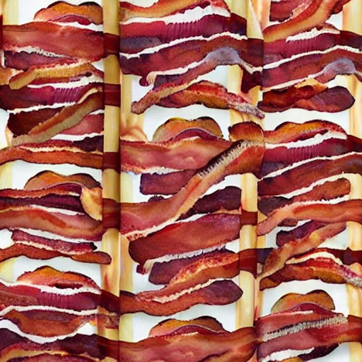 Image similar to the divine revelation of bacon, bacon apotheosis, bacon supreme, grandiose, incredible, magnificient