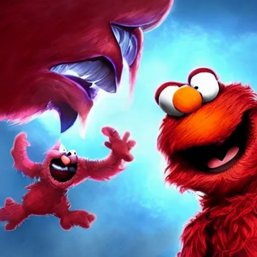 Image similar to elmo in league of legends