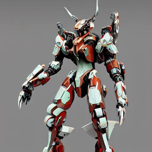 Image similar to very symmetrical!! armored crab concept mecha suit from anthem video game, by miguel angel martinez monje, by vitaly bulgarov, by yoji shinkawa, by joss nizzi, by shoji kawamori, horizon zero dawn, bioware, mecha, deviantart, artstation, marmoset toolbag render, unreal engine