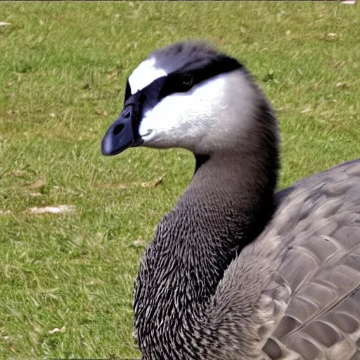 Image similar to angry goose