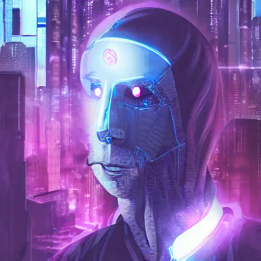 Image similar to cyberpunk ghost