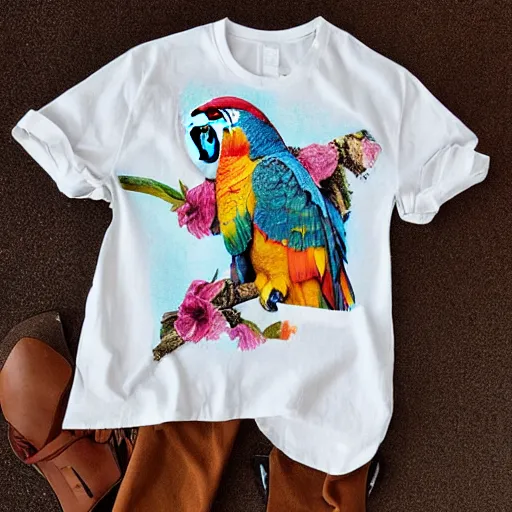 Image similar to parrots graphic tees