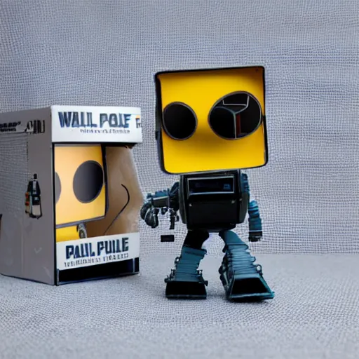 Image similar to Wall-E Funko Pop with package