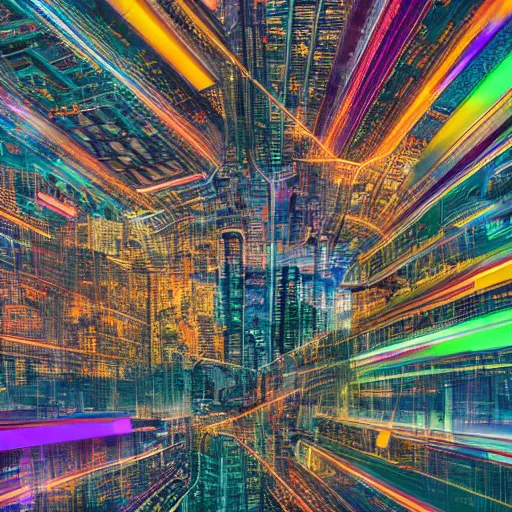 Prompt: urban futuristic city, 8 k resolution, award winning, colorful