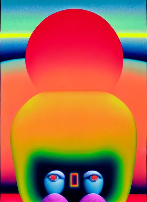 Image similar to generative art by shusei nagaoka, kaws, david rudnick, airbrush on canvas, pastell colours, cell shaded, 8 k