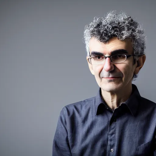 Image similar to portrait photo still of yoshua bengio, 8 k, 8 5 mm f 1. 8