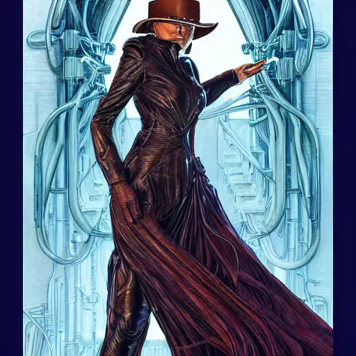 Prompt: Delores, westworld, by Mark Brooks, by Donato Giancola, by Android Jones