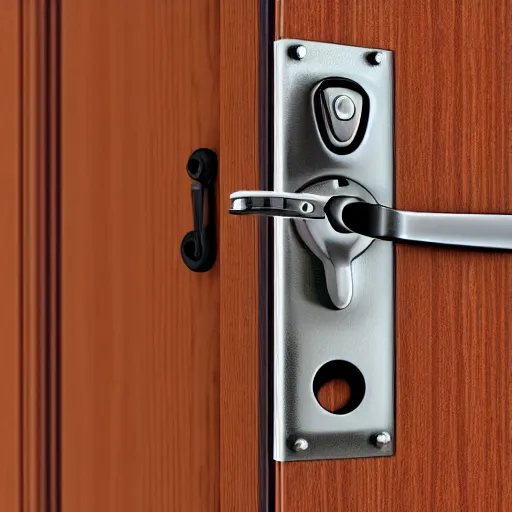 Image similar to door latch, realistic photo, 8 k