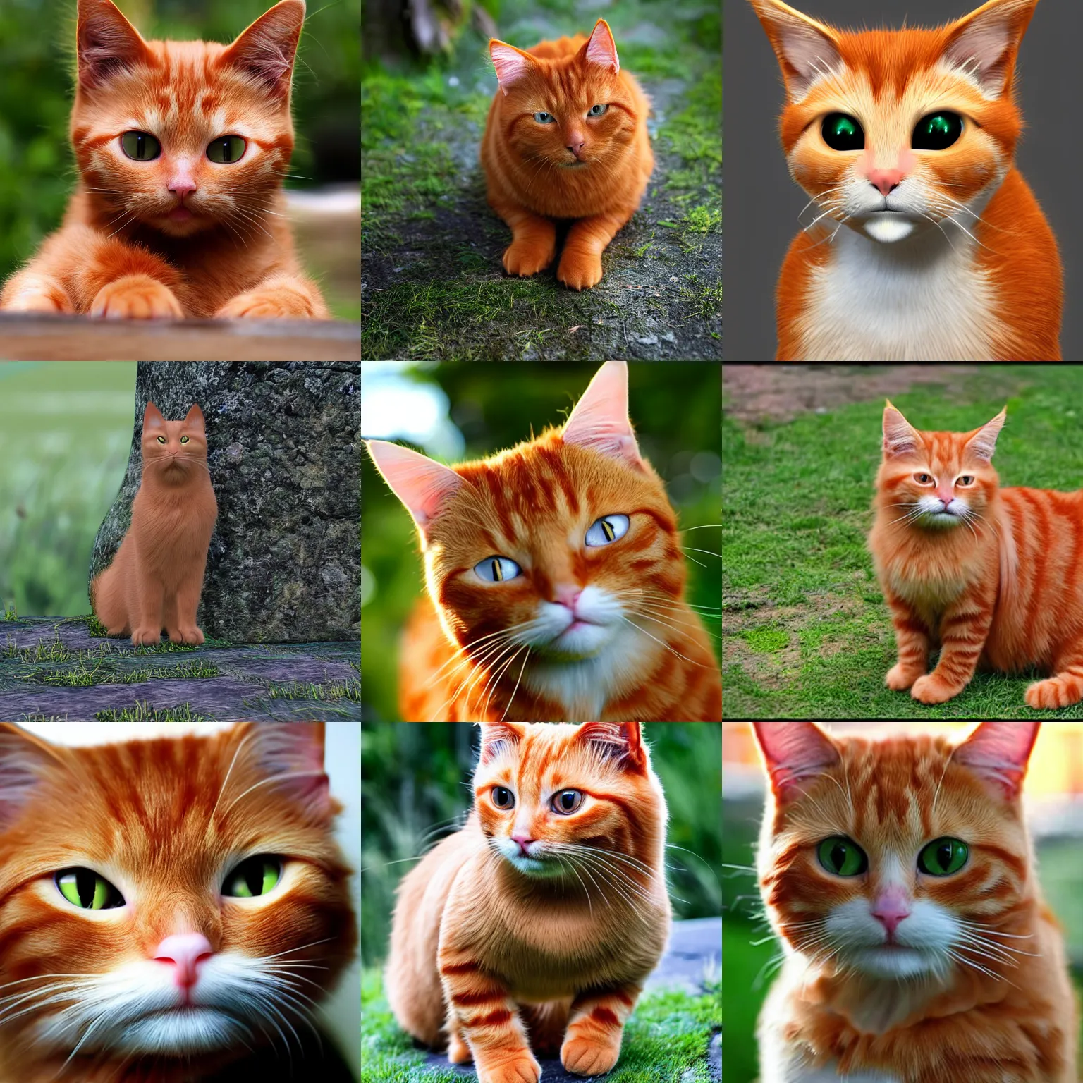 Prompt: ginger cat. unreal engine