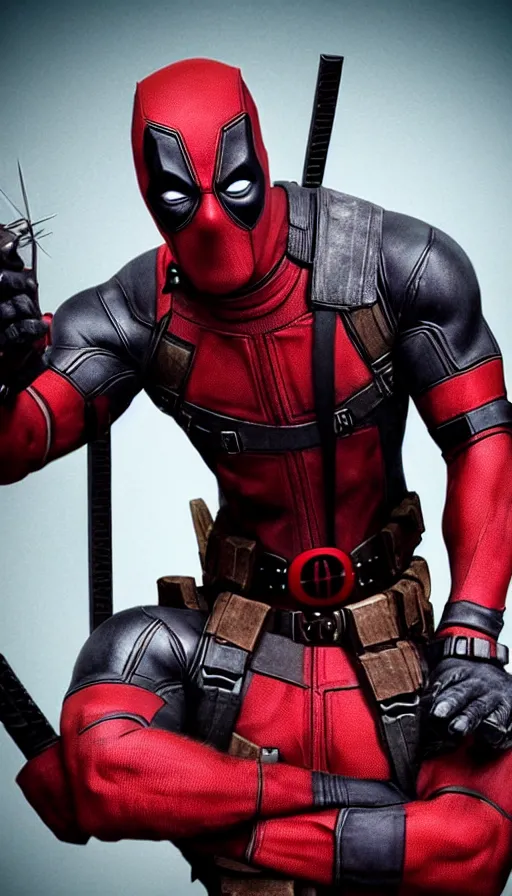 Prompt: realistic deadpool and Wolverine fusion, 8k,