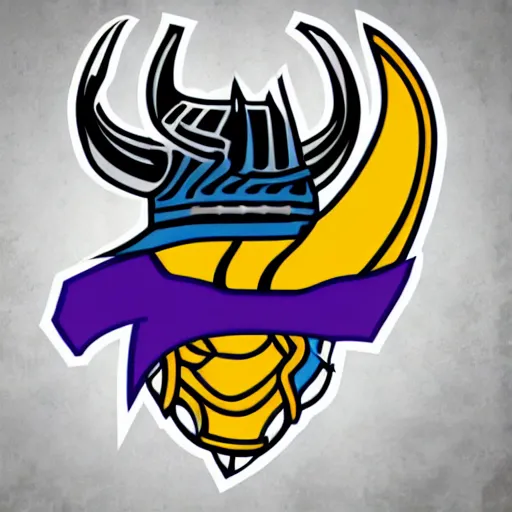 Prompt: nhllogo detailed vector vikings